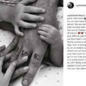 Robbie Williams papà per la terza volta Robbie Williams papà per la terza volta
