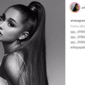 ARIANA GRANDE ANNUNCIA IL SUO NUOVO SINGOLO ARIANA GRANDE ANNUNCIA IL SUO NUOVO SINGOLO