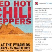 RED HOT CHILI PEPPERS LIVE ALLE PIRAMIDI DI GIZA