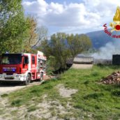 San Martino Valle Caudina, va a fuoco una fornace San Martino Valle Caudina, va a fuoco una fornace