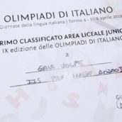 Olimpiadi di Italiano,Gaia Volpe sul podio