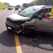 Grottaminarda, incidente sulla Statale delle Puglie:donna in ospedale Grottaminarda, incidente sulla Statale delle Puglie:donna in ospedale
