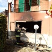 Lioni,incendio in un’abitazione : 80enne ustionato