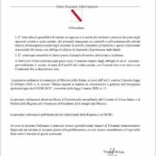 Ariano Irpino, nuova ordinanza del Governatore De Luca Ariano Irpino, nuova ordinanza del Governatore De Luca