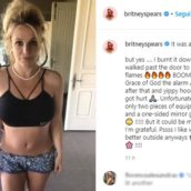 Britney Spears ha dato fuoco alla sua palestra casalinga