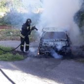 Montoro, incendio ad un’autovettura. Nessun ferito