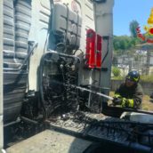 VIDEO/Incendio ad una motrice che trasportava G.P.L. VIDEO/Incendio ad una motrice che trasportava G.P.L.
