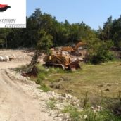 Estraevano da un fondo pietra calcarea senza autorizzazione.Denunciate tre persone Estraevano da un fondo pietra calcarea senza autorizzazione.Denunciate tre persone