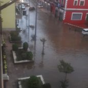 Nubifragio in Irpinia: numerosi gli interventi dei caschi rossi Nubifragio in Irpinia: numerosi gli interventi dei caschi rossi
