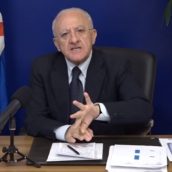 Coronavirus, De Luca:”La Campania è ormai in zona rossa” Coronavirus, De Luca:”La Campania è ormai in zona rossa”
