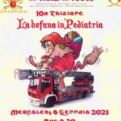 Befana in Pediatria al Moscati di Avellino per i Vigili del Fuoco Befana in Pediatria al Moscati di Avellino per i Vigili del Fuoco