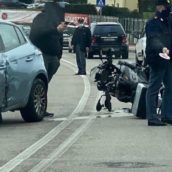 Benevento, scontro tra moto e auto: un ferito Benevento, scontro tra moto e auto: un ferito