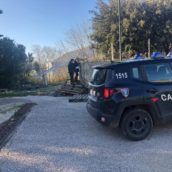 Forchia, controlli dei Carabinieri Forestali Forchia, controlli dei Carabinieri Forestali
