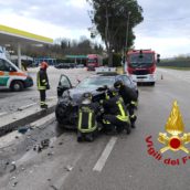 Pratola Serra, incidente sulla Variante: due feriti Pratola Serra, incidente sulla Variante: due feriti