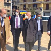Sanità, visita a sorpresa di De Luca al Centro Vaccinale di Mugnano del Cardinale Sanità, visita a sorpresa di De Luca al Centro Vaccinale di Mugnano del Cardinale