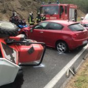 Mugnano del Cardinale, scontro tra auto e trattore: 69enne finisce in ospedale Mugnano del Cardinale, scontro tra auto e trattore: 69enne finisce in ospedale