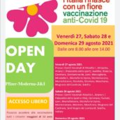 Campagna Vaccinale anti-Covid, Open Day nel weekend