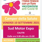 Campagna Vaccinale anti-Covid, venerdì Camper della Salute a Calitri Campagna Vaccinale anti-Covid, venerdì Camper della Salute a Calitri