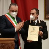 Fontanarosa, cittadinanza all’ex Comandante della Stazione Carabinieri, Luogotenente C.S. Graziano Pietro