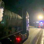 Grottaminarda, autocisterna perde gas lungo la Variante Grottaminarda, autocisterna perde gas lungo la Variante