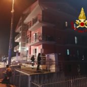 Avellino, incendio in una residenza per extracomunitari: due feriti il bilancio