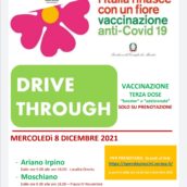 Campagna Vaccinale anti-Covid, 8 dicembre Drive through su prenotazione