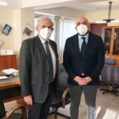 Il presidente della Provincia Buonopane incontra il Comandante dei Carabinieri e il Questore di Avellino Il presidente della Provincia Buonopane incontra il Comandante dei Carabinieri e il Questore di Avellino