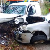 Chianche, incidente stradale: due persone in ospedale Chianche, incidente stradale: due persone in ospedale