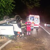 Avellino, scontro tra tre auto: ferita una donna