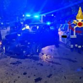 Grottaminarda, scontro tra due auto nella notte: feriti i conducenti