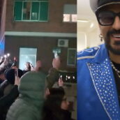 Gigi D’Agostino, festa a sorpresa dei fans sotto casa per il suo compleanno Gigi D’Agostino, festa a sorpresa dei fans sotto casa per il suo compleanno