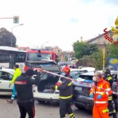 Monteforte Irpino, scontro ad un incrocio: coinvolte tre auto