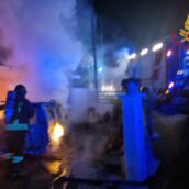 Veicoli in fiamme: diversi interventi di soccorso dei Vigili del Fuoco nella notte