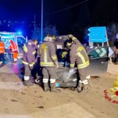 Montemiletto, incidente stradale tra due autovetture: ambulanze e Carabinieri sul posto