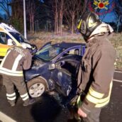 Incidente stradale sulla Variante nei pressi del carcere: tre auto coinvolte