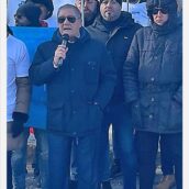 Avellino: Polizia di Stato interviene alla manifestazione del Sappe davanti al carcere per identificare partecipanti. Avellino: Polizia di Stato interviene alla manifestazione del Sappe davanti al carcere per identificare partecipanti.