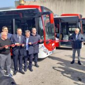 Benevento, cinque nuovi bus ecologici: oggi taglio del nastro e benedizione