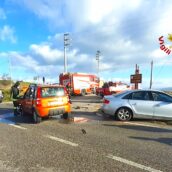 Rocca San Felice, incidente stradale tra due autovetture: ferite due persone