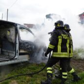Montemiletto, furgone in fiamme: nessuna conseguenza per l’autista