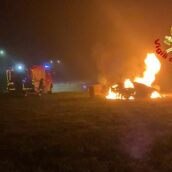Volturara Irpina, auto in fiamme nella notte: intervengono i Vigili del Fuoco Volturara Irpina, auto in fiamme nella notte: intervengono i Vigili del Fuoco