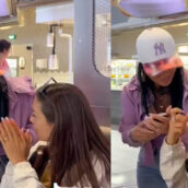Elettra Lamborghini e la foto con la fan mentre mangia: il video Elettra Lamborghini e la foto con la fan mentre mangia: il video