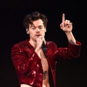 Harry Styles colpito al volto da un oggetto lanciato sul palco Harry Styles colpito al volto da un oggetto lanciato sul palco