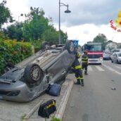 Torrette di Mercogliano, scontro tra tre auto: diversi feriti Torrette di Mercogliano, scontro tra tre auto: diversi feriti