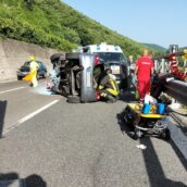 Incidente sull’autostrada A16 Napoli-Canosa: due feriti trasportati all’ospedale