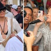 Jennifer Lopez e le vacanze italiane: lo show nel locale di Capri