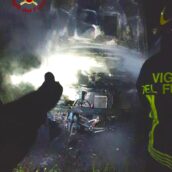 Santa Lucia di Serino, auto in fiamme: indagano i Carabinieri