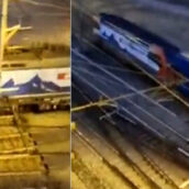 Macchinista si accorge di un guasto e si butta dal treno in corsa Macchinista si accorge di un guasto e si butta dal treno in corsa