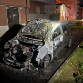 San Giorgio del Sannio, auto a fuoco nella notte: intervengono i Vigili del Fuoco