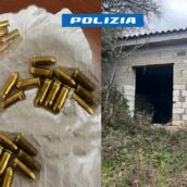 Lauro: la Polizia di Stato rinviene munizioni per pisola in un fondo agricolo Lauro: la Polizia di Stato rinviene munizioni per pisola in un fondo agricolo