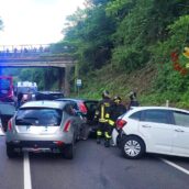 Avellino, incidente stradale sulla Variante: quattro feriti Avellino, incidente stradale sulla Variante: quattro feriti